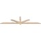 Ekena Millwork Kennewick Smooth Timber Gable Bracket, Douglas Fir, 96"W x 24"H x 1 1/2"D x 3 1/2"F, 6/12 Pitch GBW096X24X0204KEN00SDF - alternate 3